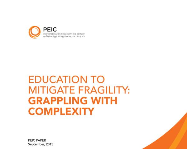 Education to Mitigate Fragility